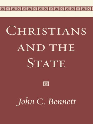 cover image of Christians and the State